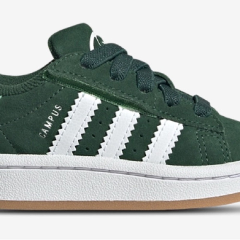 Adidas Kids Campus Forest Green Sneakers